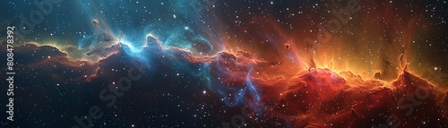 An aweinspiring sight of a supernova remnant, featuring glowing gas filaments 8K , high-resolution, ultra HD,up32K HD