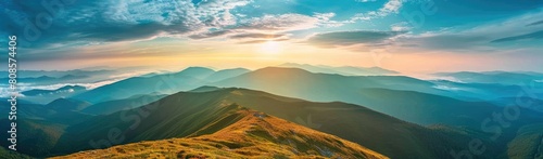 Golden Peaks: Capturing the Majesty of Mountain Landscapes at Sunrise and Sunset