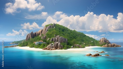 Tropical Seychelles Archipelago