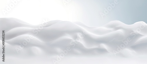 Copy space image with a background of pure white foam