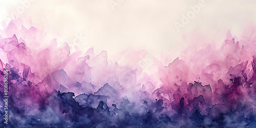 Soft lavender watercolor delicately bleeding into a light parchment backdrop