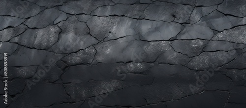 Closeup texture of asphalt with copy space image