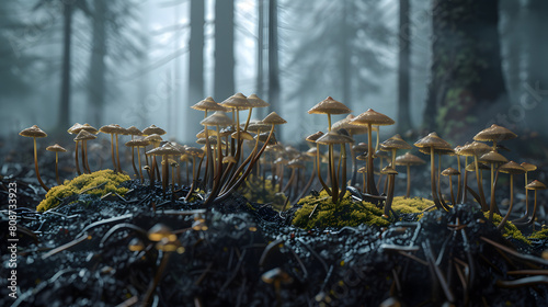 Forest Mycology: Fungi and Their Mycelium Networks Promoting Biodiversity and Ecosystem Support