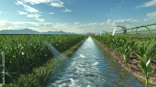 Alongside gentle streams, robotic irrigation systems hum to life, delivering precise amounts of water to thirsty crops with unparalleled efficiency, conserving resources while maxi