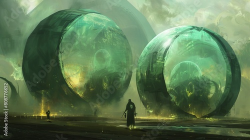 Energy shields protect from external forces. They are like domes made of invisible energy that can block attacks.