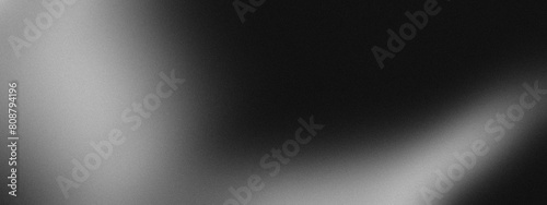 Monochrome grainy background black white gray noisy texture minimal grunge banner header poster cover backdrop design.