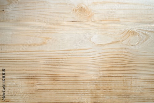 Light wood background, closeup of light wooden surface with natural grain texture for design and decoration in interior. Top view of clean smooth wood table or floor in the style of nature