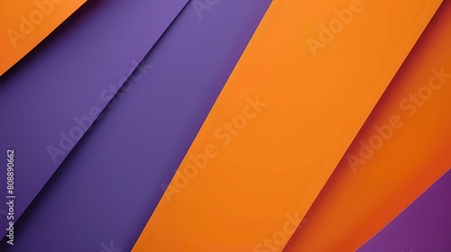 Sleek Design: Purple and Orange Color Scheme for Minimalistic Appeal