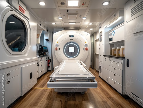 A mobile stroke unit equipped with CT scanning and telemedicine capabilities for immediate intervention