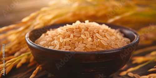 closeup photography of Vietnam jasmine rice,