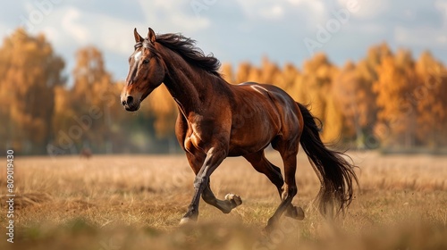 Generate a visual representation of horses embodying elegance