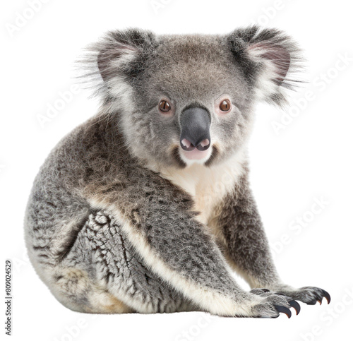 PNG Young koala wildlife animal mammal