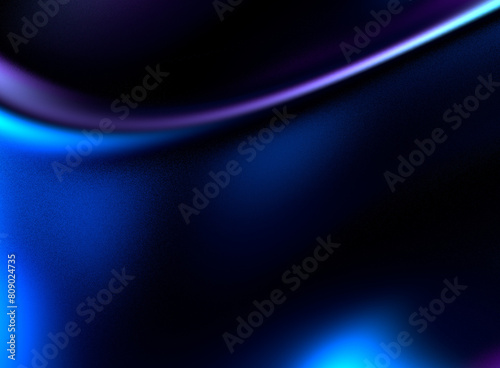 Fundo azul 3d holográfico. Futuristica, colorido líquido. Fundo reluzente neon azul translúcido com aspecto brilhante. Elemento gráfico desgin.