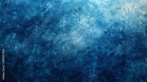 Navy blue grunge abstract background texture.