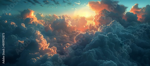 Majestic Cloudscape at Sunset