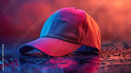 A vibrant sports cap mockup, perfect for team merchandise branding.