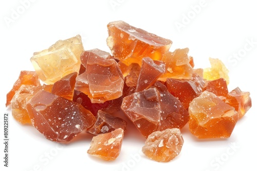 Edible Orange Gum Arabic Pieces: A Natural Agricultural Ingredient and Stabilizer for Binding