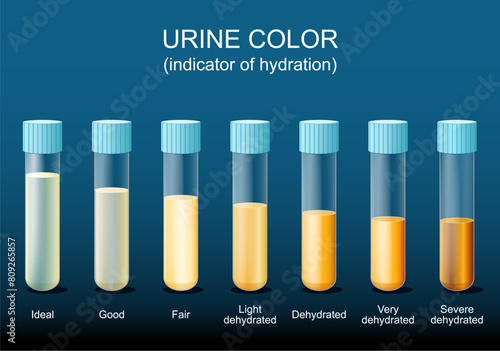 Test tubes with urine