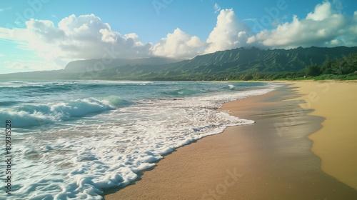 Tranquil Calming Beach Waves