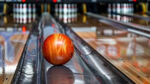 Amidst the strategy and skill of the game, bowlers focus intently on their technique, seeking to improve with each frame and master the art of the perfect roll.