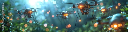 Autonomous Drone Swarm for Advanced Mosquito and Pest Management in Ecological Environments