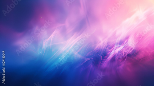 Blue and Purple Light Leak Blur Illustration