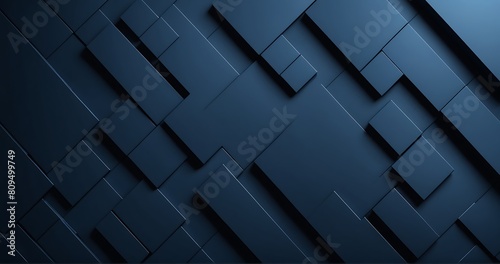 Abstract background dark blue with modern corporate concept and square element shapes