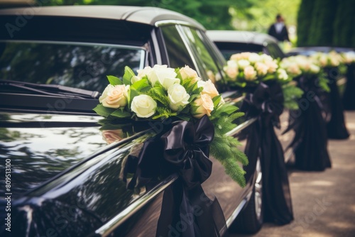 High-quality image of a solemn and dignified funeral procession with top-notch resolution