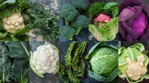 Winter vegetable and wild plant options wheat broccoli cauliflower cabbage lettuce red cabbage zaatar and nettle
