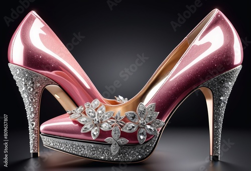 Glittering Elegance: A Diamond-Encrusted Heel for the Red Carpet