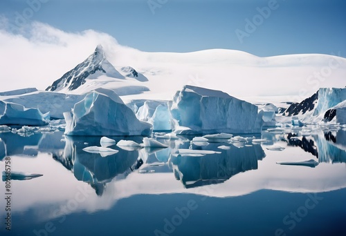 Icy Splendor: Captivating Views of Antarctica's Charcot Harbor and Mountainous Terrain
