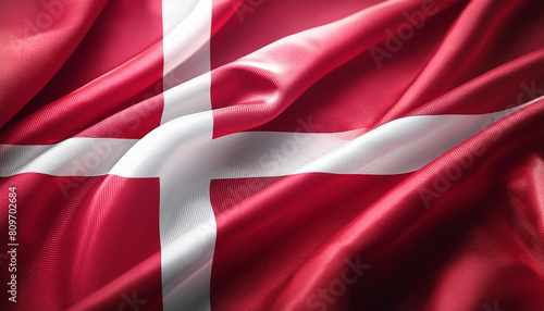 waving flag of denmark