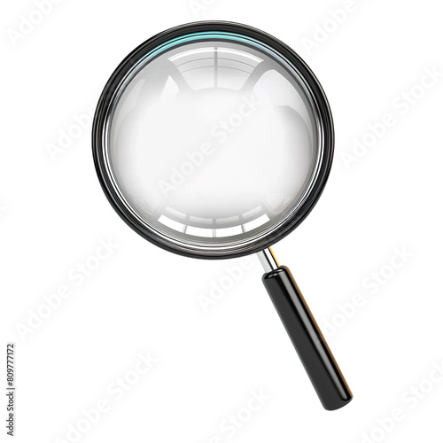 magnifying glass isolated on white