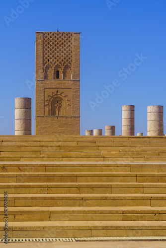 Hassan Tower, the Mausoleum of Mohammed V yard, Rabat