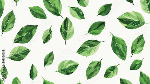 Leafs pattern isolated icon Vector illustration. vector
