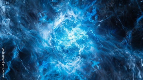 Fog abstract explosion cosmos power cosmic blue nebula lightning chemis blast cold fusion field blue plasma physics glowing flames tunnel quantum time fractal mechanic energy ball computer galactic 