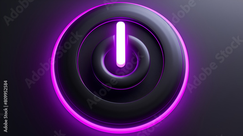 big power button violet