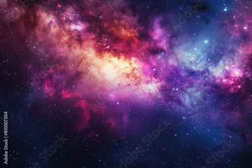 image Colorful galaxy backdrop for creative inspiration