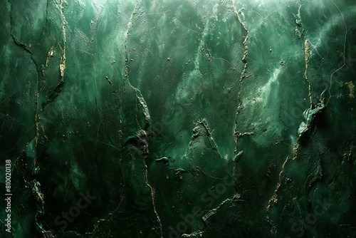 Dark green marble background or texture, Natural stone with cracks and scratches