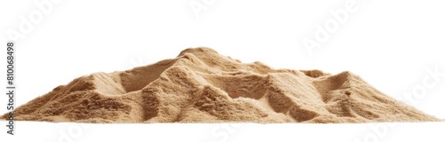 sand desert Dune isolated on white background