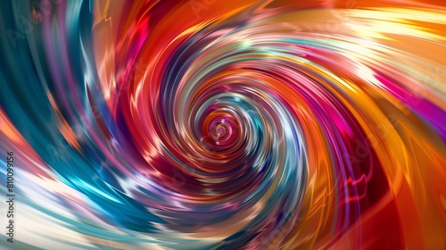 Phantasmagoric swirls of color expanding outward from a central point, enveloping the viewer in a whirlwind of sensation.