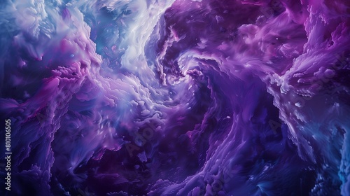 Whirlpools of indigo and violet swirling in a mysterious, enchanting dance.