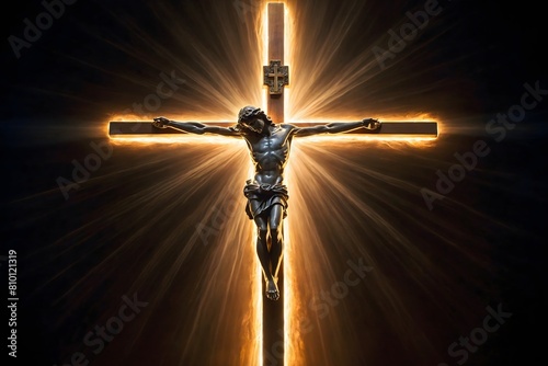 Göttliches Licht auf dem Heiligen Kreuz