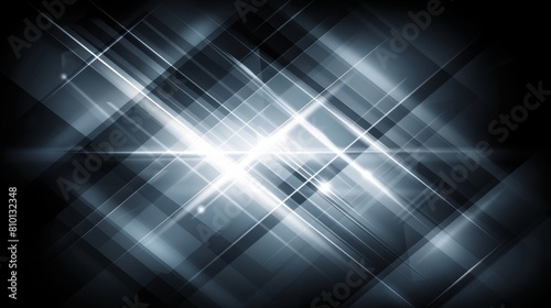  A black-and-white abstract backdrop featuring a central bright light and a diagonal pattern intersecting midway