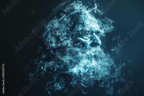 ai generated portrait of karl marx influential german philosopher and theorist