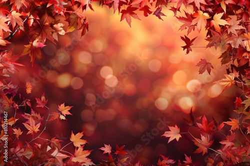 Beautiful colorful autumn leaves background