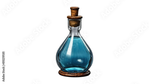 potion bottle isolated on transparent png background. Generative ai