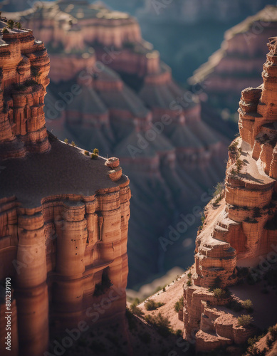 grand canyon cliffs 