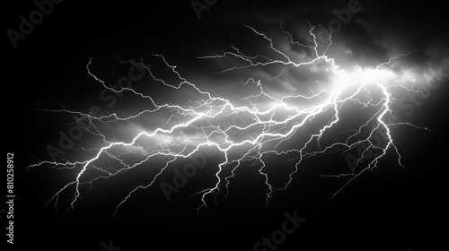 Lightning animation lightning storm electricity background