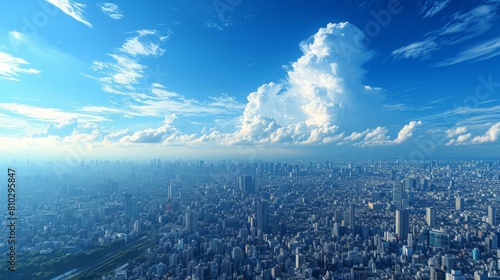 上空から見た都市景観,Generative AI AI画像